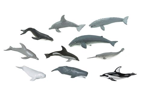 9x Set Wal And Delphin Aufstellfiguren Tierfigur Miniblings Delfin