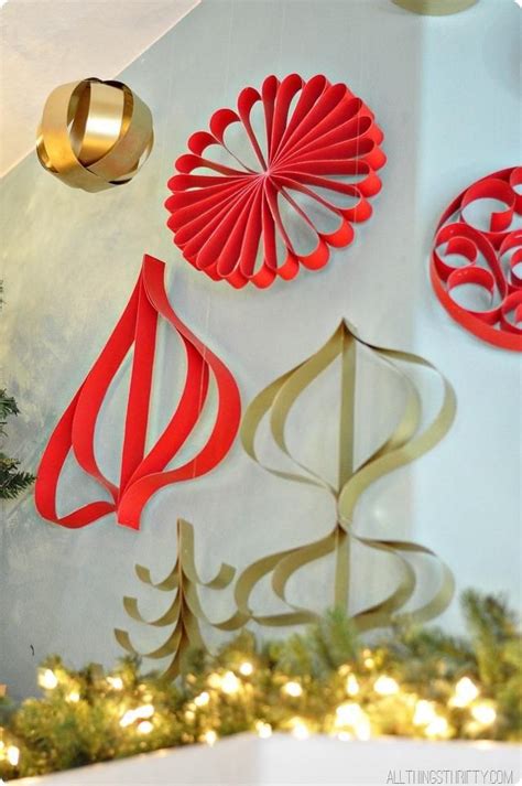 DIY Christmas Paper Decorations  DIY Paper Christmas Ornaments  Paper