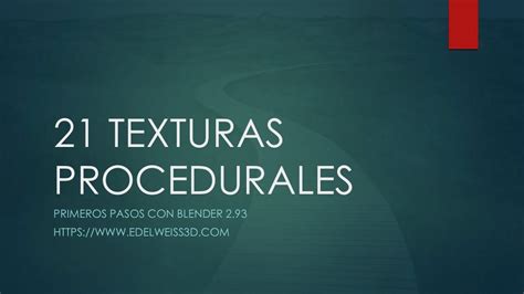 21 Tutorial Texturas Procedurales En Blender Youtube