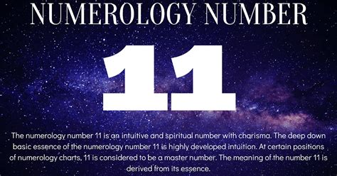 Numerology The Meaning Of The Number 11 Free Numerology Birth Date