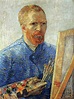 Vincent Van Gogh - Self-portrait as an Artist, 1888 | Trivium Art History