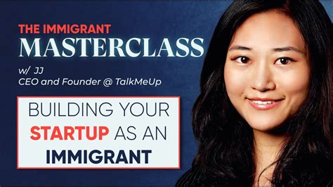 How To Build A Startup As An Immigrant Jj Xu Ceo And Founder Talkmeup