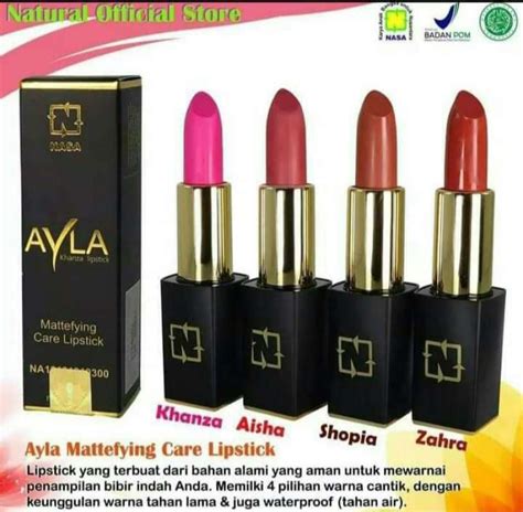 Promo Lipstick Warna Nude Lipstick Warna Nude AYLA LIPSTIK MATTEFYING CARE SHOPIA ASLI