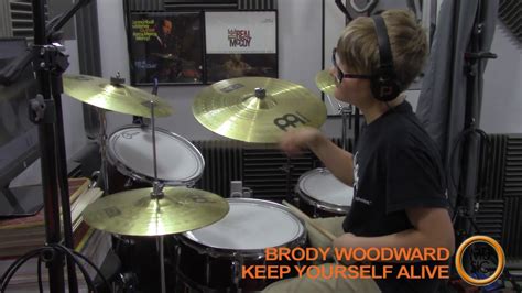 Keep Yourself Alive Drums Cover By Brody Woodward Youtube