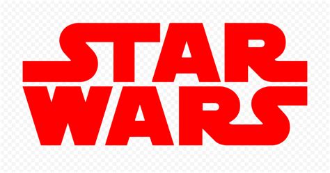 HD Red Star Wars Logo PNG Citypng