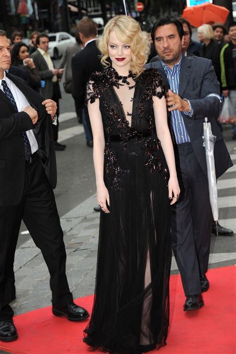 Parker hands stacy a vial and they kiss. Emma Stone in Celebs at the French Premiere of 'The ...