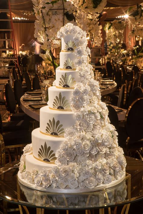 Wedding Ideas 1920s Gatsby Art Deco Wedding Theme Inside Weddings Huge Wedding Cakes