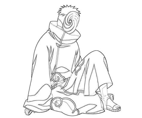 Naruto Akatsuki Coloring Pages Sketch Coloring Page Naruto Painting