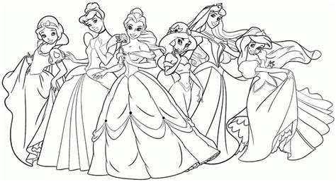 Disney Princess Coloring Book Pdf Page For Kids Coloring Home