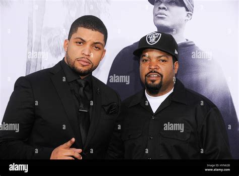 Ice Cube And His Son Oshea Jackson Jr Fotos Und Bildmaterial In Hoher