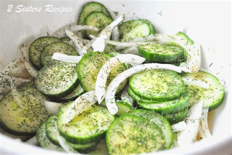 Cucumbers And Vidalia Onion Salad 2 Sisters Recipes By Anna And Liz