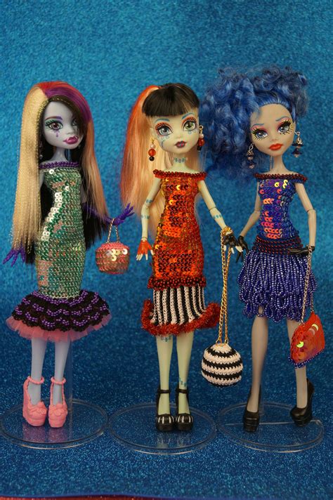 Made To Order Etsy Monster High Doll Clothes Doll Dress Crochet
