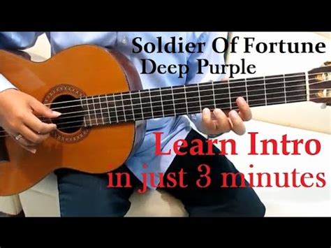 Deep purple soldiers of fortune. Deep Purple Soldier of Fortune Guitar Tutorial ( Intro ...