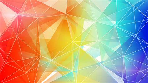 Wallpaper Triangle Abstract Colorful 4k Abstract 15945
