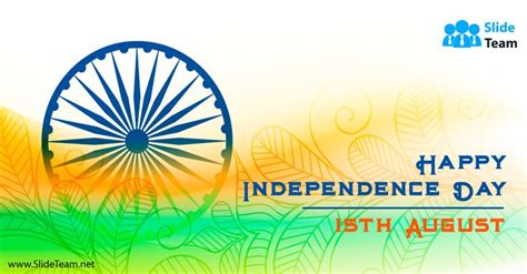 slideteam wishes you a very happy independence day powerpoint slide templates happy