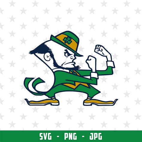 Notre Dame Fighting Irish Logo Svg Png  Ncaa Notre Dame Etsy