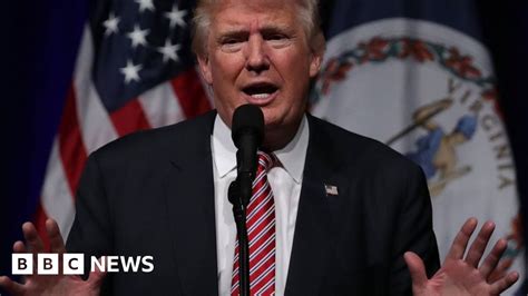 Donald Trump Campaign Is United Despite Missteps Bbc News
