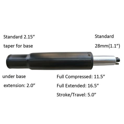 We also cover all warranty replacements for pneumatic height adjustments or gas hydraulic cylinders for most office chairs. SHS Cable Actuator Gas Cylinder Replacement For Steelcase ...