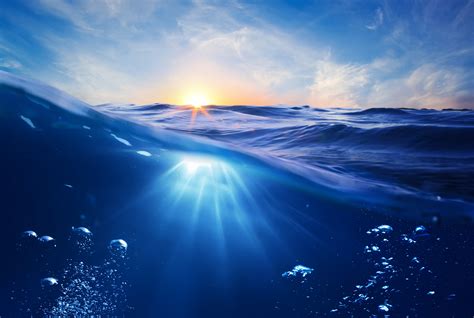 Ocean Clean Water Sun Rays Bubbles 5k Hd Nature 4k Wallpapers Images
