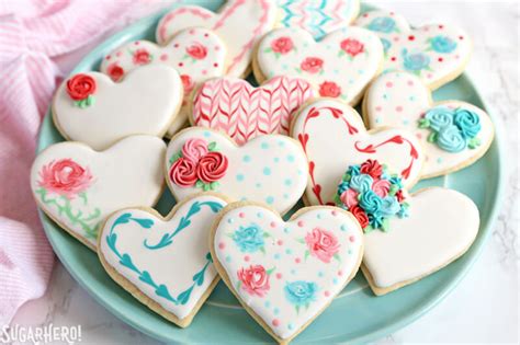 Valentines Day Sugar Cookies Sugarhero