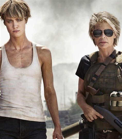 Linda Hamilton S Sarah Connor Stands Tall And Ready For Action In The