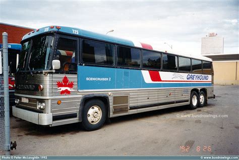 Greyhound 725 Scenicruiser 2 Canada Bus City Greyhound Bus Bus