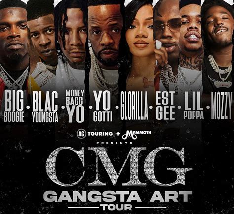 CMG Gangsta Art Tour Yo Gotti Moneybagg Yo GloRilla EST Gee Tickets St December