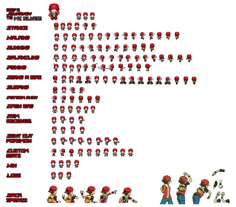 Dp lucas back.png 80 × 80; Trainer Pokemon Red Sprite Sheet