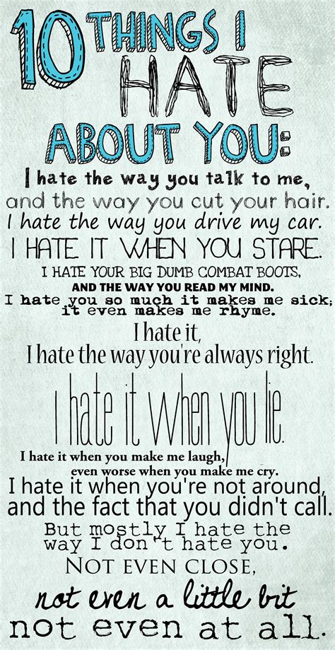 10 Things I Like About You Quotes