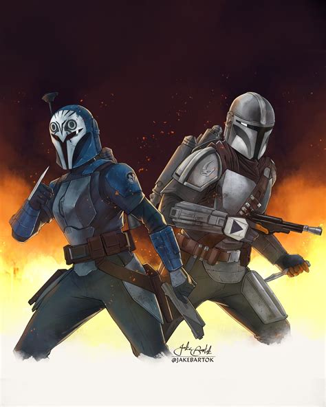 Jake Bartok On Twitter Star Wars Poster Star Wars Artwork Bo Katan