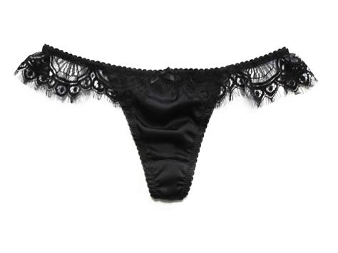 Lace Thong Thong Panties Black Thong Panties Hot Panties T