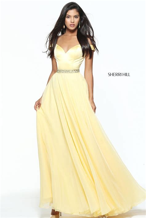 Sherri Hill 50943 Prom Dresses Yellow Sherri