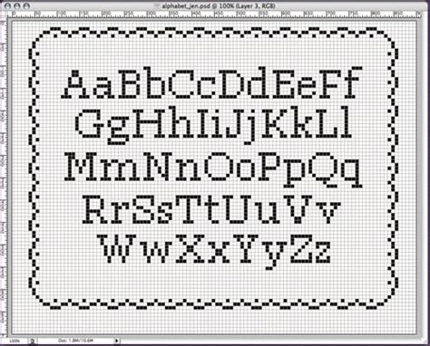 Cross Stitch Alphabet Generator Cross Stitch Patterns
