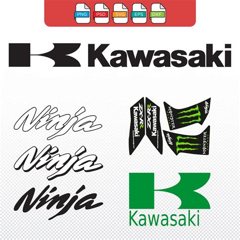 Kawasaki Svg Png Dxf Cricut File Svg Bundle Sticker Cricut Svg