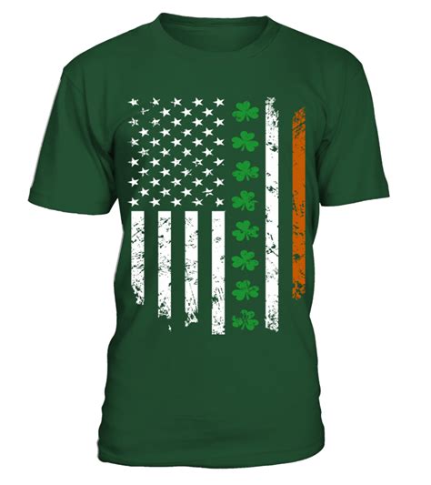 Irish American Usa Flag Shamrock For Stpatricks Day Check Out This