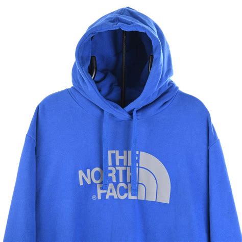 Blue The North Face Hoodie Xl Size On Depop