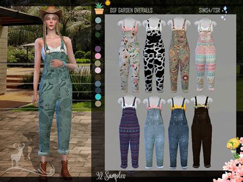 The Sims Resource Dsf Garden Overalls