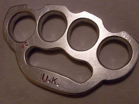 Weaponcollectors Knuckle Duster And Weapon Blog Homemade Uk Knuckle