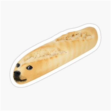 Bread Doge Pain Meme Sticker By Fomodesigns Redbubble
