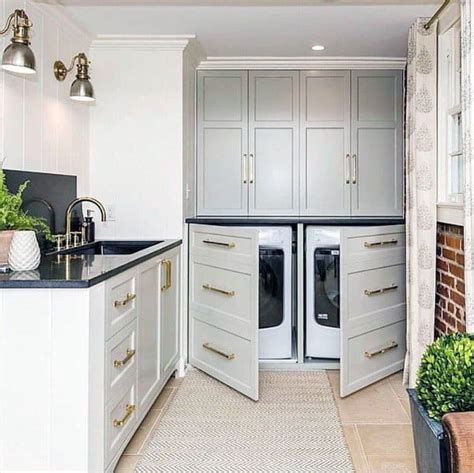 Laundry rooms have evolved from the nearly empty basement rooms we were used to in the past. Top 50 Best Laundry Room Ideas - Modern And Modish Designs
