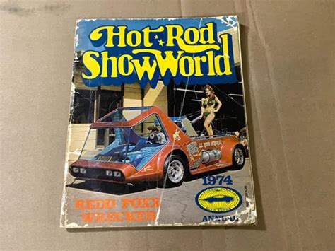 1974 Vintage Hot Rod Show World Magazine Redd Foxx Wrecker 1499