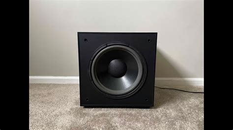 Psb Subsonic Series Ii Home Theater Powered Active Subwoofer Youtube