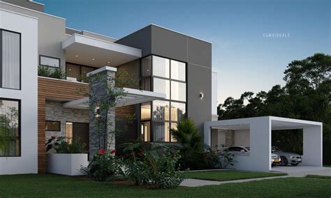 Pin By Brian Thuo On Houzz Modern House Facades Small House Design
