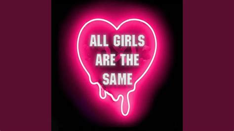 All Girls Are The Same Instrumental Youtube