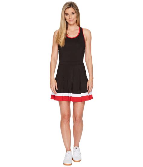 Fila Heritage Tennis Racerback Dress In Black Lyst