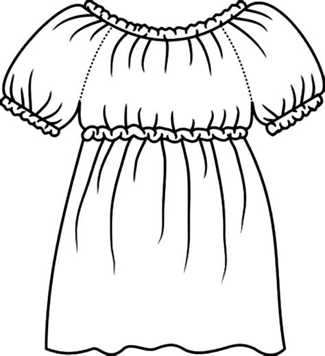 For an evening dress, dark shades are suitable: Woman in Mexican Dress is Dancing Coloring Pages | Color Luna