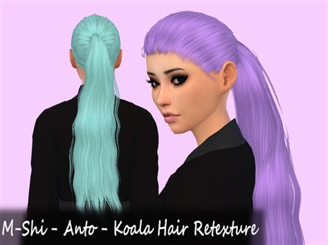 M Shi Anto Koala Hair Retexture At Tsr Sims 4 Updates