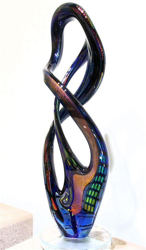 Dichroic Glass Art Sculpture From Kela S A Glass Gallery On Kauaii Blown Glass Art Glass