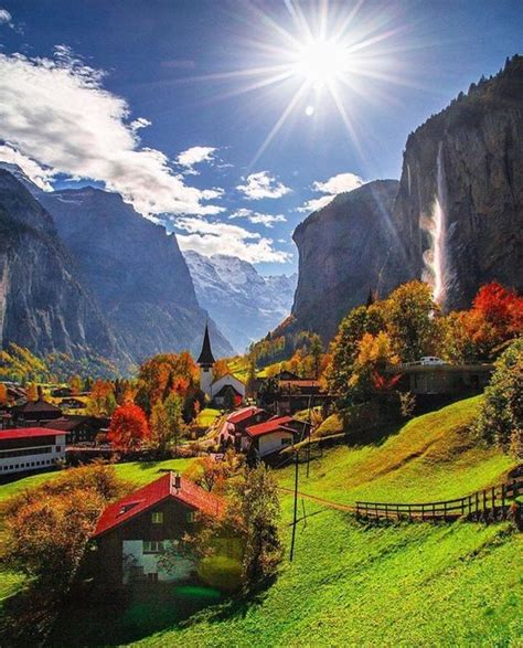 Lauterbrunnen Switzerland 美しい風景 風景