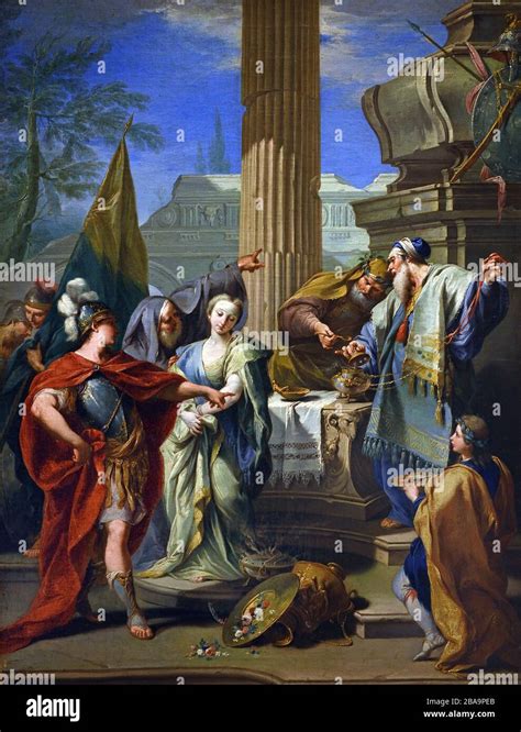 El Sacrificio De Polyxena 1730 Giovanni Battista Pittoni Venecia 1687